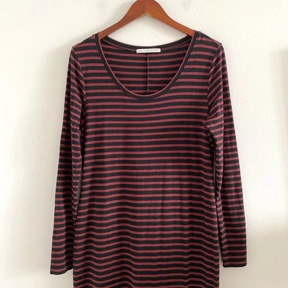 Peruvian Connection Andover Striped Maxi Dress Long Sleeve - Picture 8 of 12